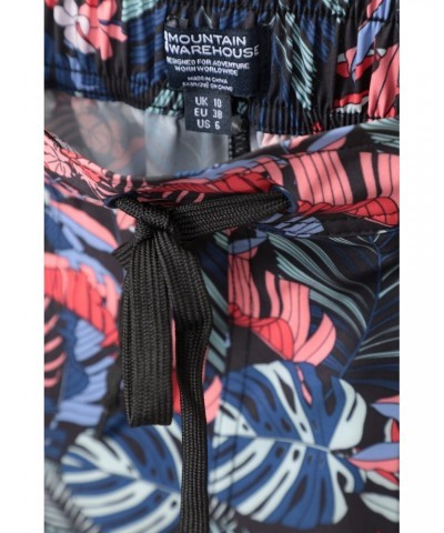 Patterned Womens Stretch Boardshorts - Short Tropics $16.82 Pants