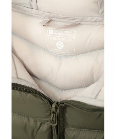 Florence Womens Long Insulated Jacket Khaki $47.99 Jackets