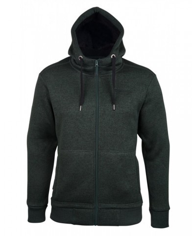 Nevis Mens Fleece Lined Hoodie Dark Green $21.65 Loungewear