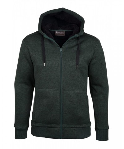 Nevis Mens Fleece Lined Hoodie Dark Green $21.65 Loungewear