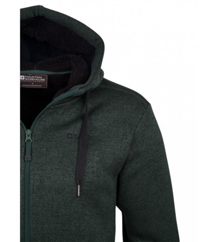 Nevis Mens Fleece Lined Hoodie Dark Green $21.65 Loungewear