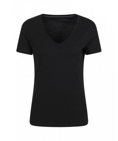 Eden Womens Organic Short Sleeve T-Shirt Multipack Black $15.00 Tops