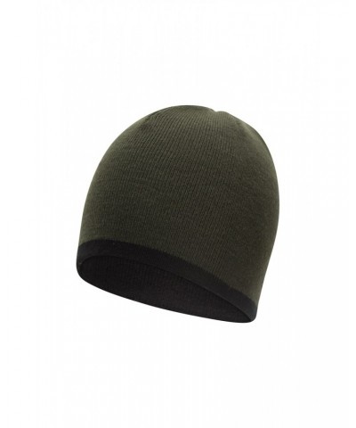 St Anton Mens Beanie Khaki $9.68 Accessories