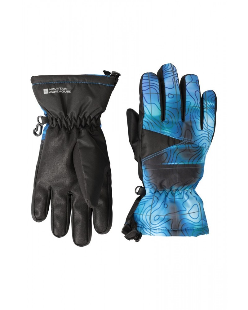 Extreme Kids Waterproof Ski Gloves Teal $13.74 Ski