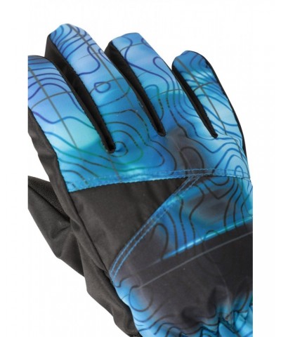 Extreme Kids Waterproof Ski Gloves Teal $13.74 Ski