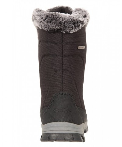 Ohio Womens Snow Boots Jet Black $24.60 Footwear