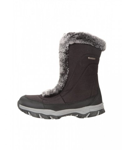 Ohio Womens Snow Boots Jet Black $24.60 Footwear