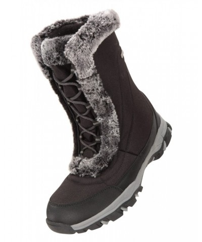 Ohio Womens Snow Boots Jet Black $24.60 Footwear