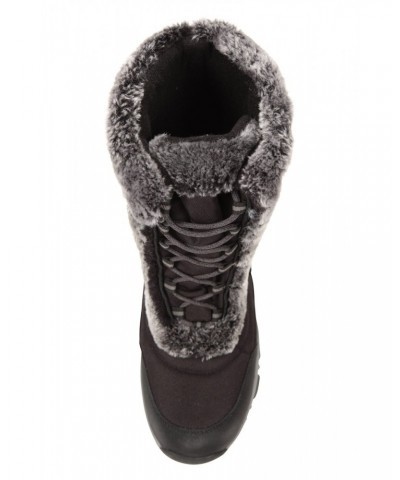 Ohio Womens Snow Boots Jet Black $24.60 Footwear