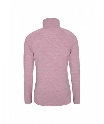 Bend And Stretch Womens Half-Zip Midlayer Pink $17.81 Active