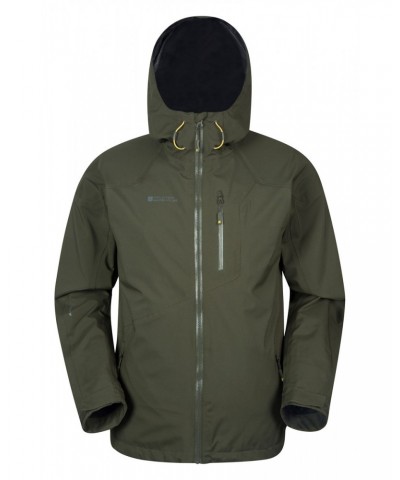 Bachill Mens 3 Layer Waterproof Jacket Khaki $33.60 Jackets