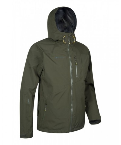 Bachill Mens 3 Layer Waterproof Jacket Khaki $33.60 Jackets