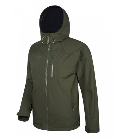 Bachill Mens 3 Layer Waterproof Jacket Khaki $33.60 Jackets