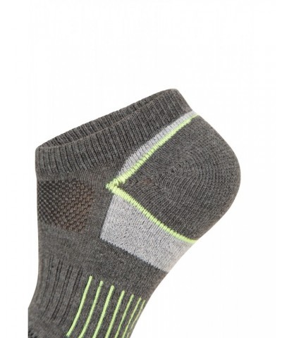 Kids IsoCool Trainer Length Socks 3-Pack Black $9.53 Accessories