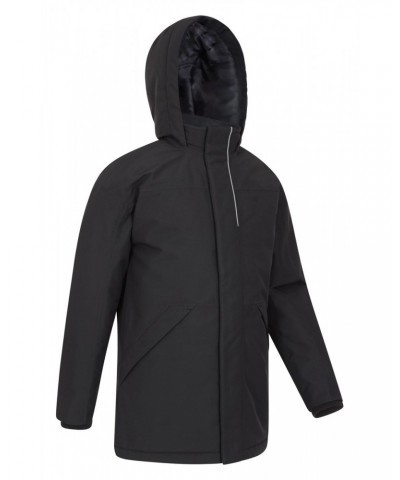 Forest Kids Longline Waterproof Jacket Black $22.55 Jackets