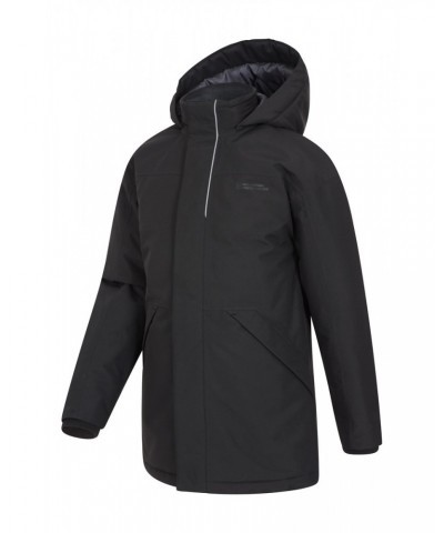 Forest Kids Longline Waterproof Jacket Black $22.55 Jackets