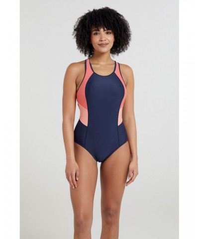 Take The Plunge Womens Swimsuit Navy $21.59 Swimwear