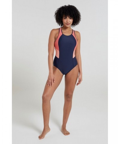 Take The Plunge Womens Swimsuit Navy $21.59 Swimwear