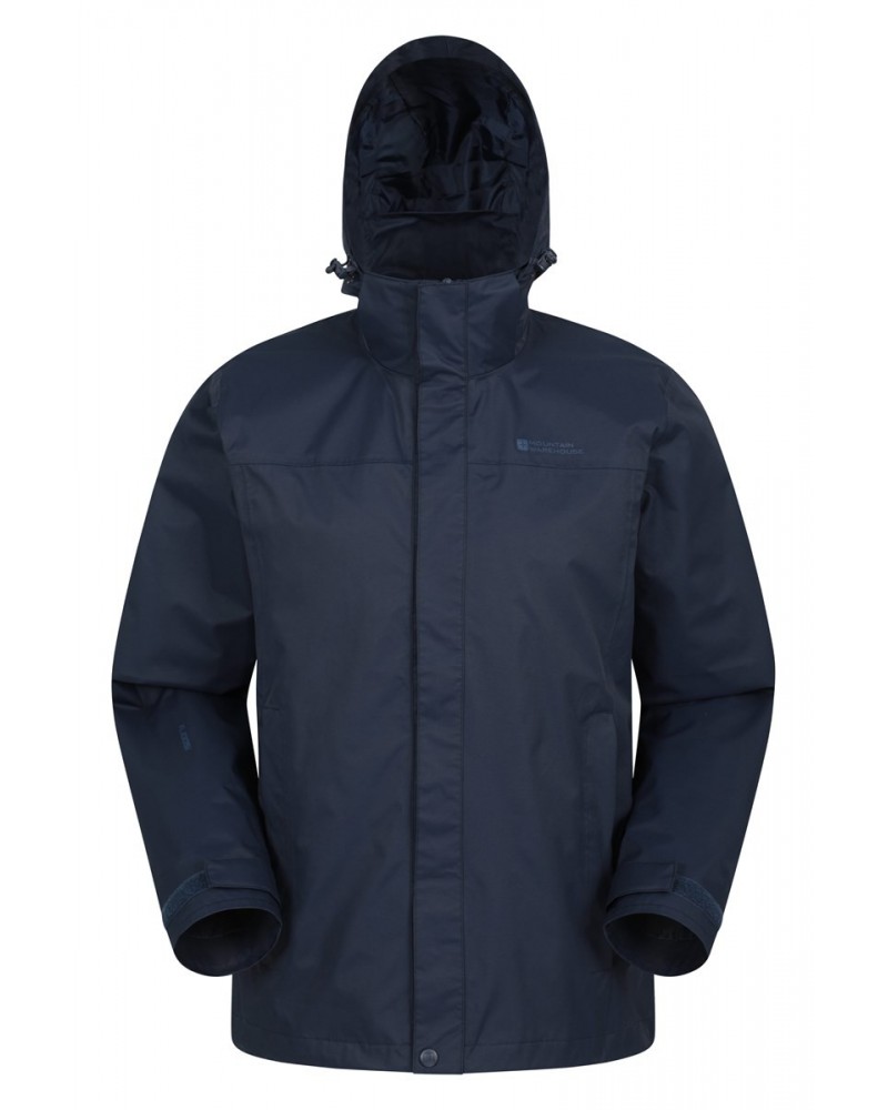 Trek Mens Waterproof Jacket Navy $31.34 Jackets