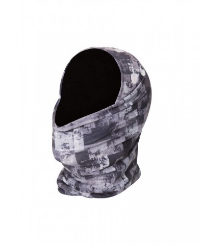 Patterned Mens Polar Fleece Headtube Dark Grey $9.89 Accessories