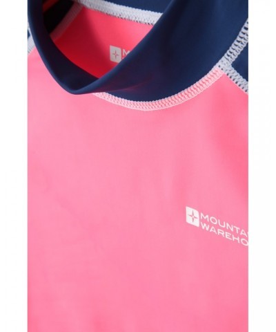 Kids Long Sleeved Rash Guard Fuchsia $19.79 Swimwear