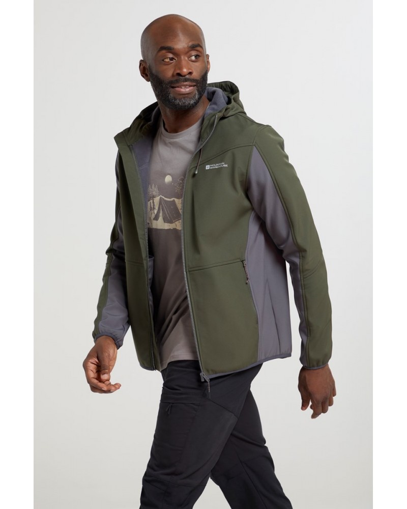 Regan Mens Softshell Jacket Khaki $29.14 Jackets