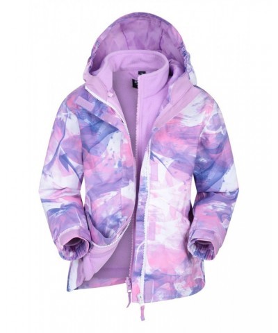 Aries Printed Waterproof Kids 3-in-1 Jacket Lilac $37.69 Jackets