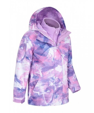 Aries Printed Waterproof Kids 3-in-1 Jacket Lilac $37.69 Jackets