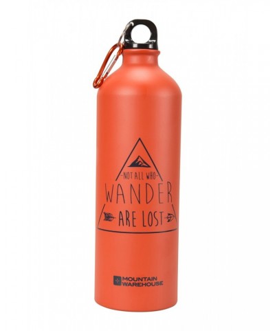 35 oz. Printed Metallic Bottle With Karabiner Orange $11.20 Accessories