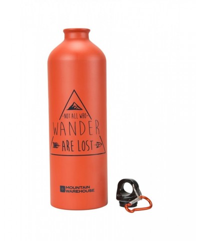 35 oz. Printed Metallic Bottle With Karabiner Orange $11.20 Accessories