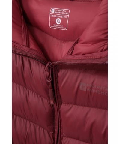 Florence Womens Extra Long Insulated Jacket Burgundy $38.40 Jackets