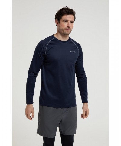 Endurance Mens Long Sleeved Top Navy Reflect $12.75 Active