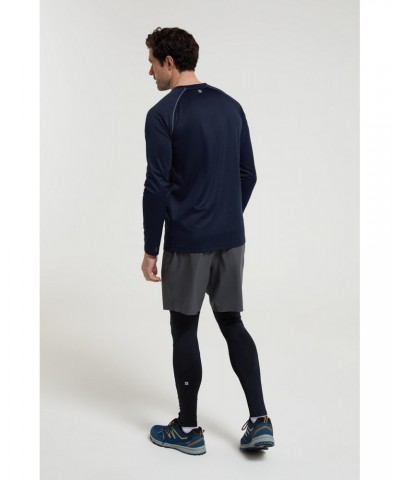 Endurance Mens Long Sleeved Top Navy Reflect $12.75 Active