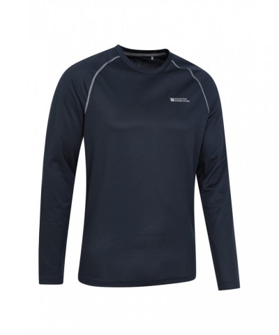 Endurance Mens Long Sleeved Top Navy Reflect $12.75 Active