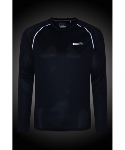 Endurance Mens Long Sleeved Top Navy Reflect $12.75 Active