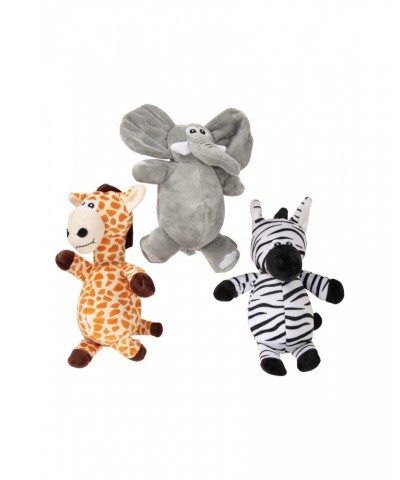 Dog Soft Toys - Animal Box Trio Brown $13.56 Pets