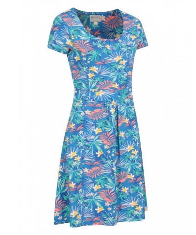 Orchid Patterned Womens UV Dress Turquoise $18.50 Dresses & Skirts