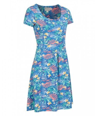 Orchid Patterned Womens UV Dress Turquoise $18.50 Dresses & Skirts