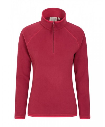 Montana Womens Half-Zip Fleece Dark Red $14.84 Fleece