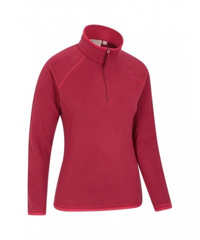 Montana Womens Half-Zip Fleece Dark Red $14.84 Fleece