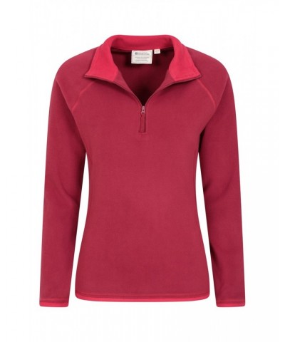 Montana Womens Half-Zip Fleece Dark Red $14.84 Fleece