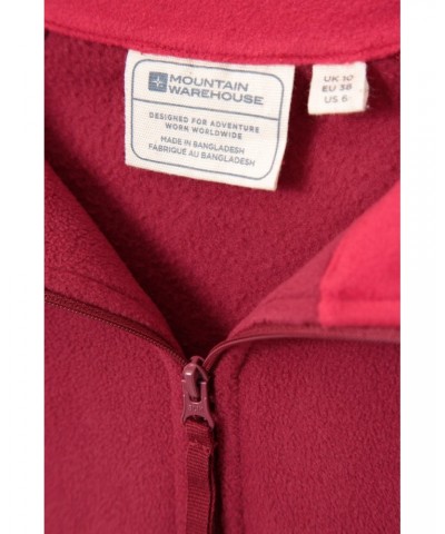 Montana Womens Half-Zip Fleece Dark Red $14.84 Fleece