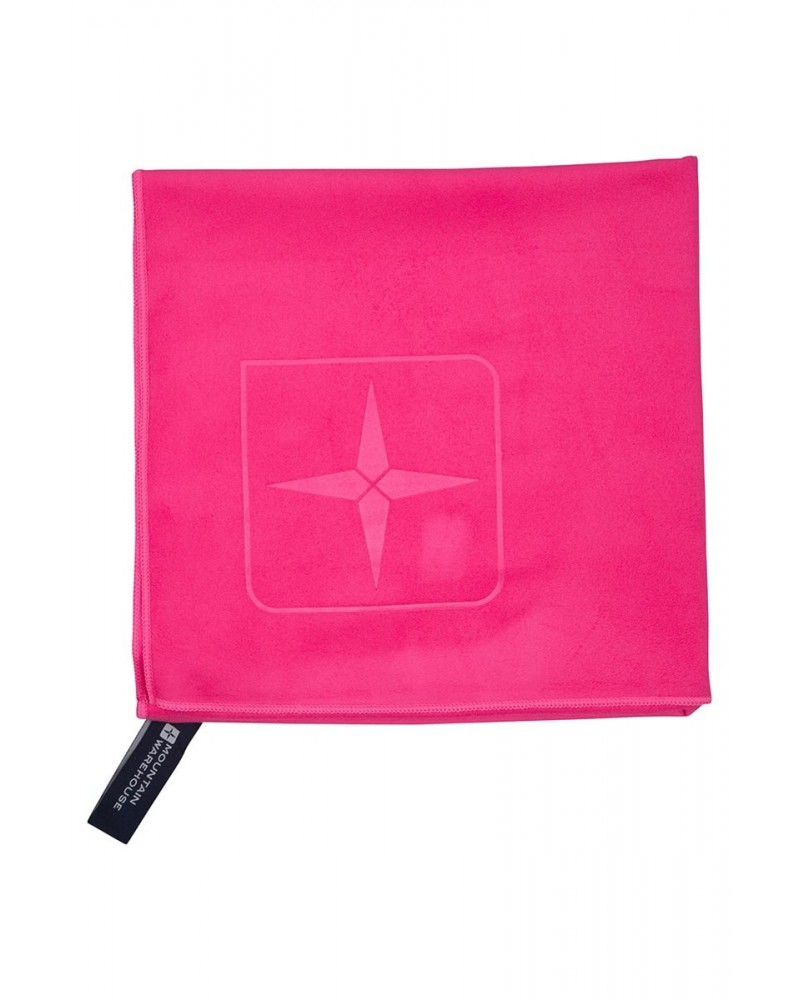 Microfibre Travel Towel - Medium - 120 x 60cm Pink $13.79 Travel Accessories