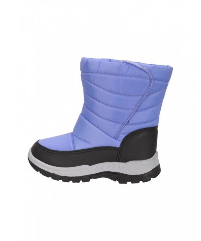 Caribou Toddler Adaptive Snow Boots Light Purple $17.39 Footwear