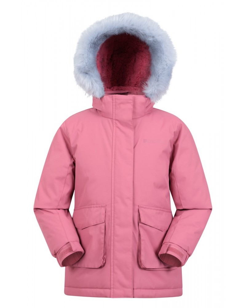 Ranger Plain Kids Water Resistant Jacket Pink $27.25 Jackets