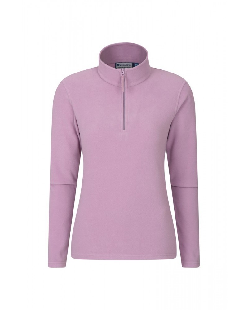 Camber Womens Half-Zip Fleece Dusky Purple $14.99 Fleece