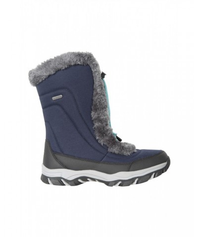 Ohio Kids Adaptive Snow Boots Navy $19.68 Footwear