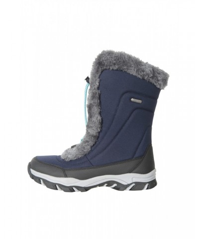 Ohio Kids Adaptive Snow Boots Navy $19.68 Footwear