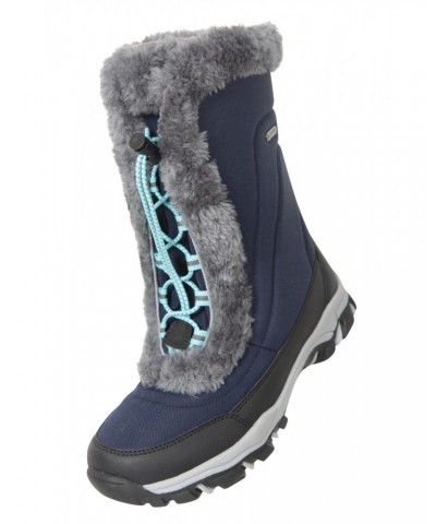 Ohio Kids Adaptive Snow Boots Navy $19.68 Footwear