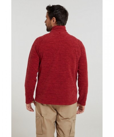 Snowdon II Mens Fleece Dark Red $15.65 Fleece